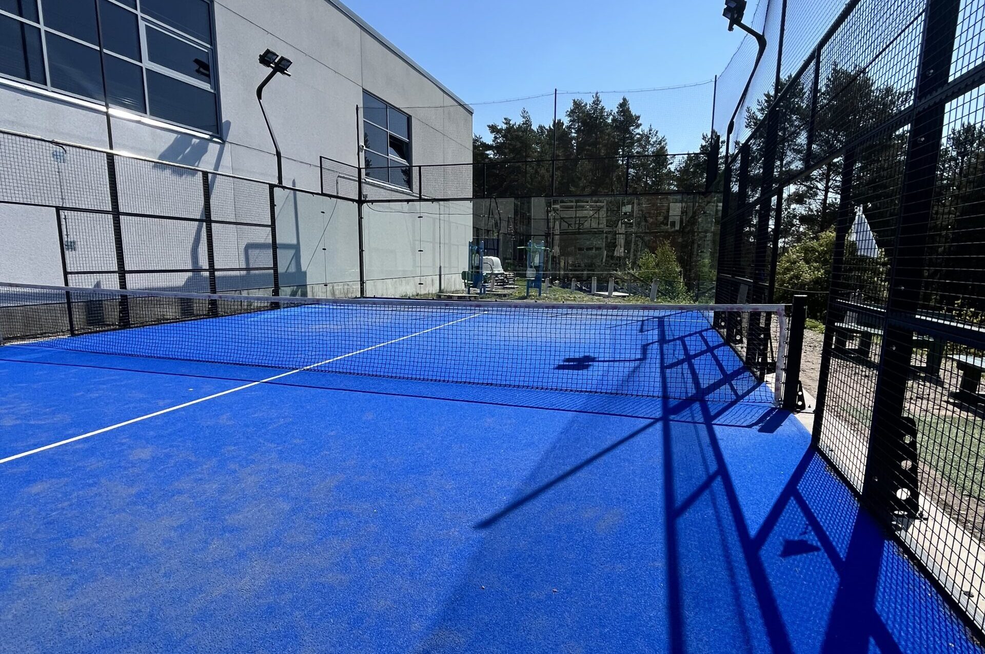 yleiskuva padel kentästä
